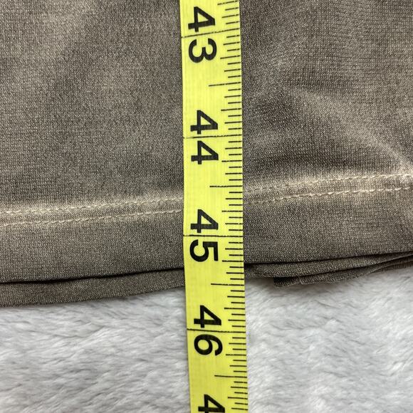 Deca Paris Dress Womens T1/S Army Green Knit Square Neck Sleeveless Lagenlook - Picture 7 of 8